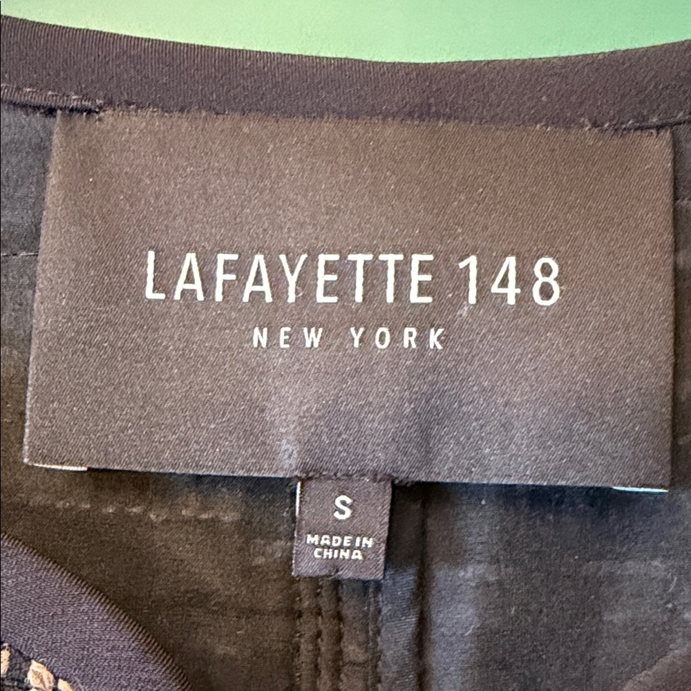 Lafayette 148 New York Tweed Open Front Womens Textured Blazer Corpore Office - Picture 2 of 8